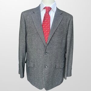 Red Sky Outfitters Blazer Sport Coat Mens 42R Western Yoke Wool Tweed‎ NEW